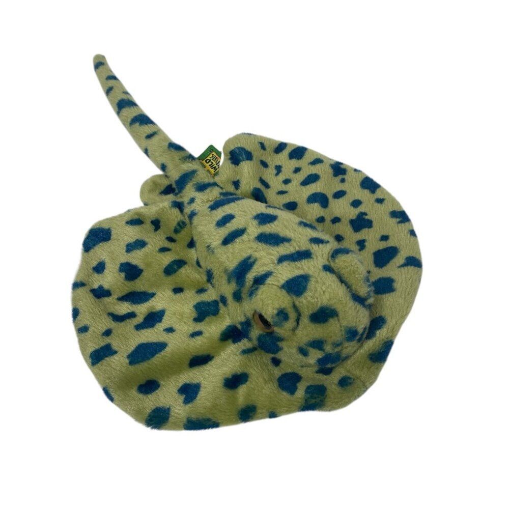 Wild Republic Spotted Manta Ray Stingray Plush Stuffed Animal Marine Stuffed Toy